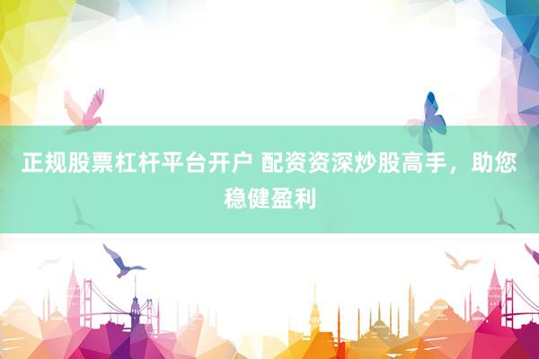 正规股票杠杆平台开户 配资资深炒股高手，助您稳健盈利