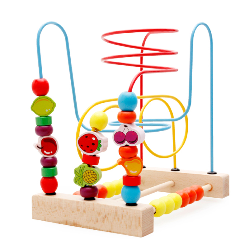 大号儿童串珠绕珠早教玩具10个月宝宝的益智玩具1-2-3岁智力开发